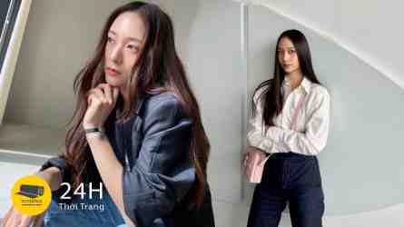 Casual Chic Hòa Phối Preppy – Bí Mật Phong Cách Của Krystal Jung