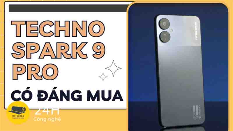 Techno Spark 9 Pro: Quá ấn tượng với nét đẹp độc lạ, pin lại ‘khủng’, giá lại quá ‘mềm’