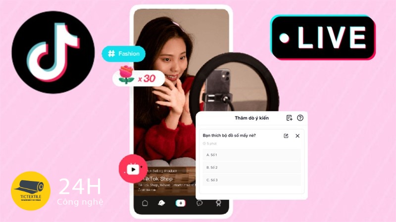 Cách tạo bình chọn trên LIVE TikTok để bạn dễ dàng tăng tương tác với mọi người