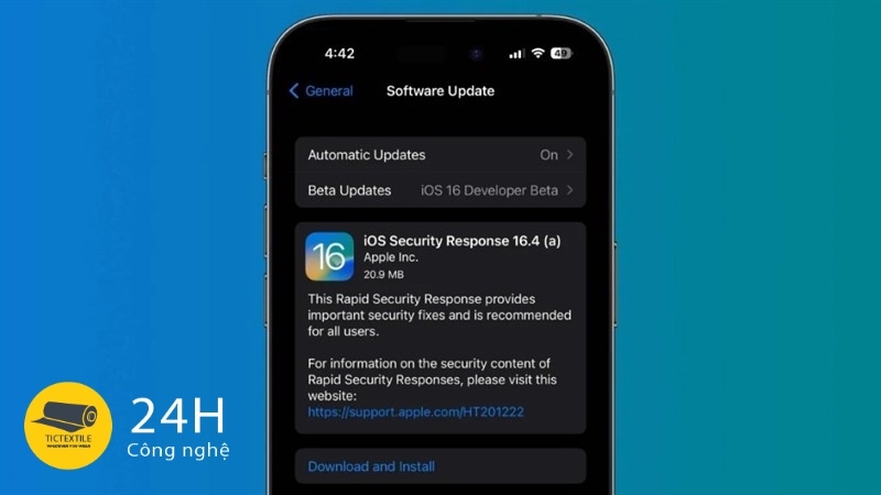 Apple tung bản vá bảo mật khẩn cấp cho iOS 16.4 Beta, khuyên tất cả nên cập nhật