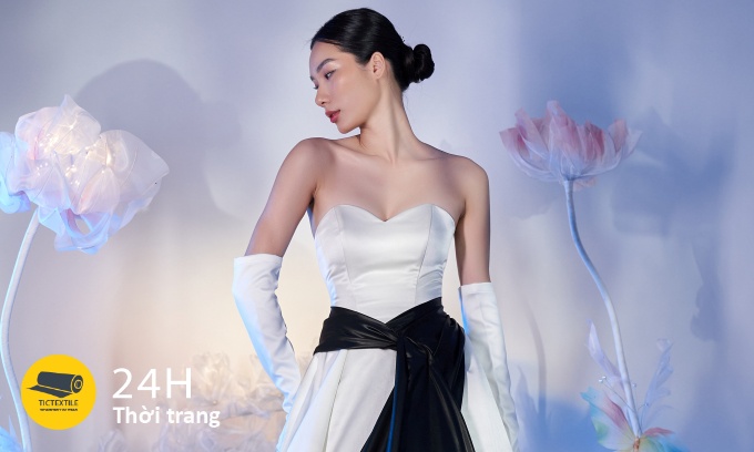 NTK Trần Phương Hoa lăng xê lãnh Mỹ A ở Paris Fashion Week